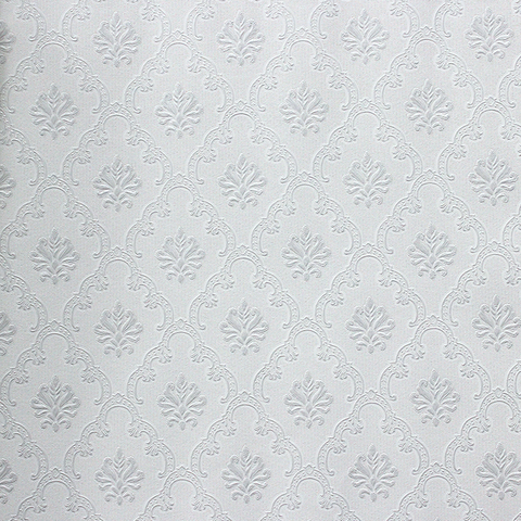 Papel de Parede Arabesco Branco